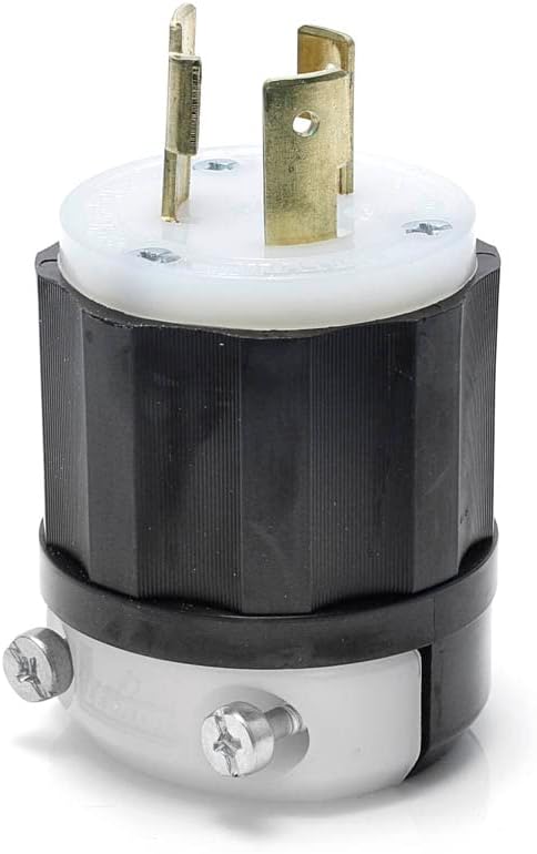 Spina NEMA L6-30P Twist-Lock.Alloggiamento In Nylon Da 30 Amp 250 Volt - Foto 3