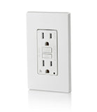 15 Amp SmartlockPro® Wi-Fi Certified Smart GFCI Receptacle/Outlet, White, D2GF1-KW