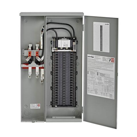 42 Space Outdoor All-In-One Meter Load Center Combo with 225A Main Circuit Breaker, LJ422-BED