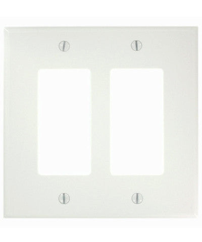 2-Gang Decora/GFCI Decora Wall Plate, Midway Size, PJ262 - Leviton - 1