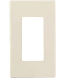 1-Gang Decora Plus Wall Plate, Screwless, Snap-On Mount, Various Colors, 80301-S - Leviton - 2