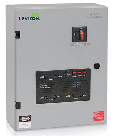 120/208VAC 3-Phase WYE, 7-Mode, Type 2 Panel Mounted Surge Protective Device with Integral Disconnect Switch, 52120-7MS - Leviton