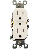 15 Amp 125 Volt, Weather and Tamper Resistant, Duplex Receptacle, Grounding, Side and Quickwire, W5320-T0 - Leviton - 2