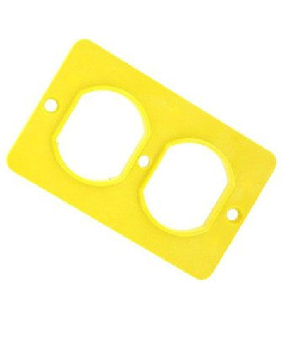 Coverplate, Standard, Single-Gang, Thermoplastic, Duplex Receptacle, Yellow, 3051-Y - Leviton