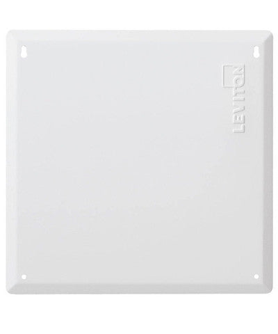 SMC 14-Inch Series, Structured Media Flush Mount Cover, White, 47605-14C - Leviton
