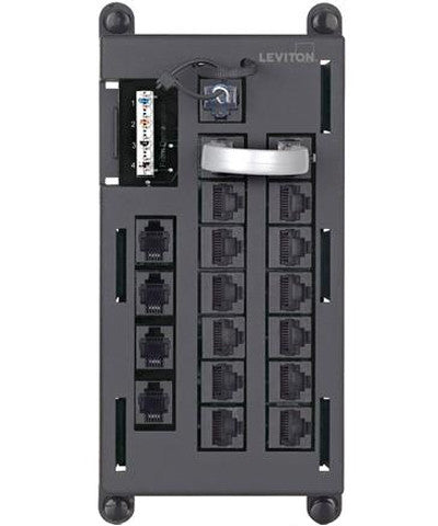 Telephone Input Distribution Panel, Black Housing, 476TL-T12 - Leviton