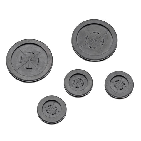 5-Pack of Grommets for Structured Media Center Knockouts (2) 2" & (3) 1", 49605-GRM