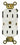 15 Amp, Duplex Receptacle, Industrial Heavy Duty Grade, Straight Blade, 125 Volt, Self Grounding, Various Colors, 5262 - Leviton - 6