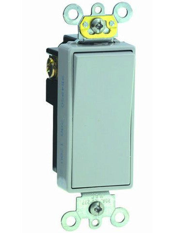 20 Amp, Decora Plus Rocker 4-Way AC Quiet Switch, 120/277 Volt, Commercial Grade, Back & Side Wired, Self Grounding, Various Colors, 5624-2 - Leviton - 2
