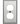 1-Gang Duplex Device Receptacle Wall Plate, Standard Size, Device Mount, Stainless Steel, 84003 - Leviton