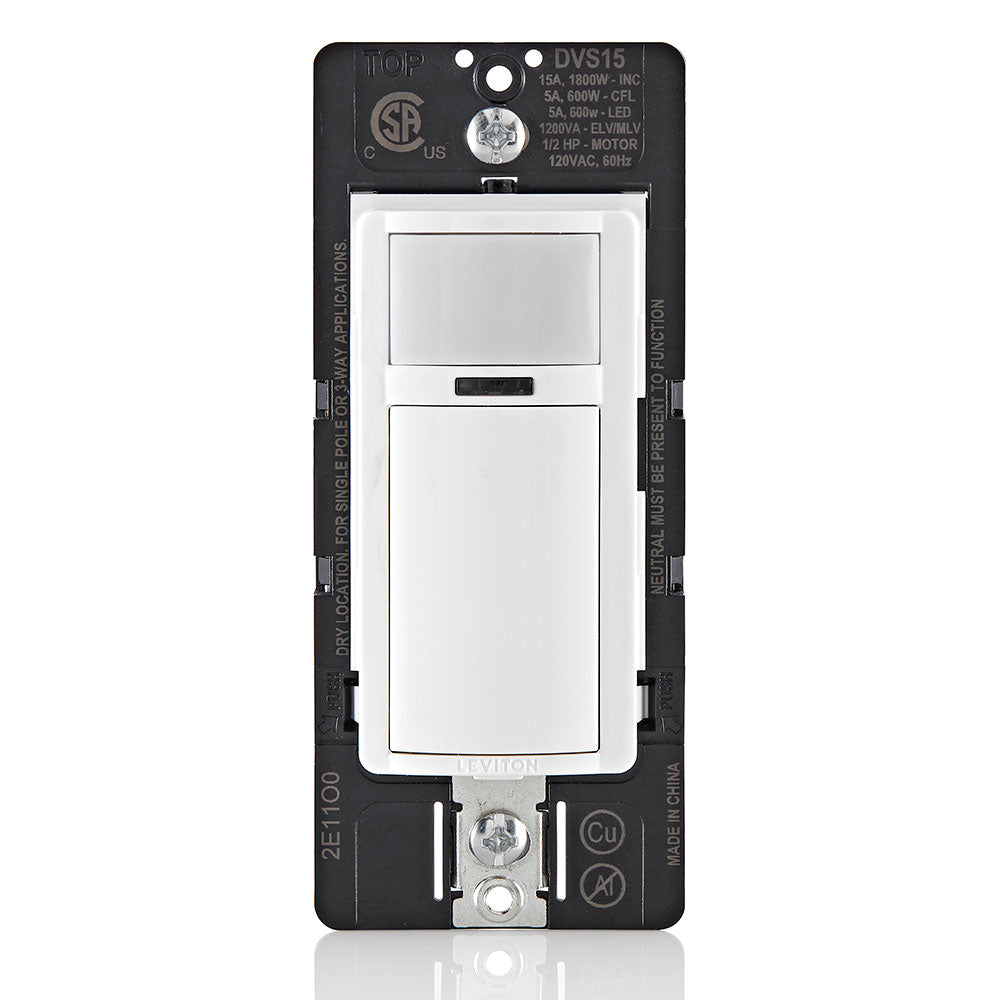 Decora Vacancy Motion Sensor Light Switch Manual On 15A Residential decora-vacancy-motion-sensor-light-switch-manual-on-15a-residential