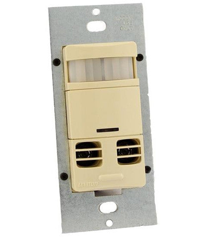 Ultrasonic/Infrared, Multi-Technology Wall Switch Sensor, No Neutral, 2400 sq. ft. Major & 400 sq. ft. Minor Motion Coverage, OSSMT-GD - Leviton - 2