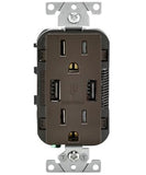USB Charger/Tamper-Resistant Duplex Receptacle, 15-Amp, T5632 - Leviton - 4