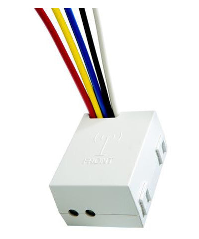 5-Wire Relay Receiver, 277V, White, WSP12-020 - Leviton