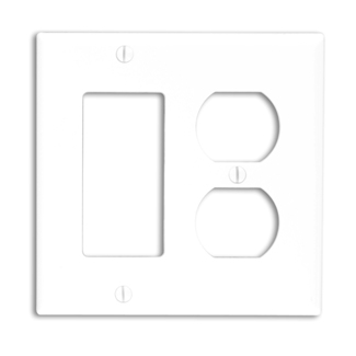 100％安い 1-Decora/GFCI 1-Duplex 2-Gang Device Wallplate Combination タイムセール