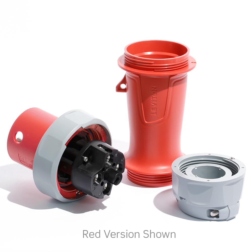 LEV Series IEC Pin & Sleeve Plug, 460P7WLEV Leviton