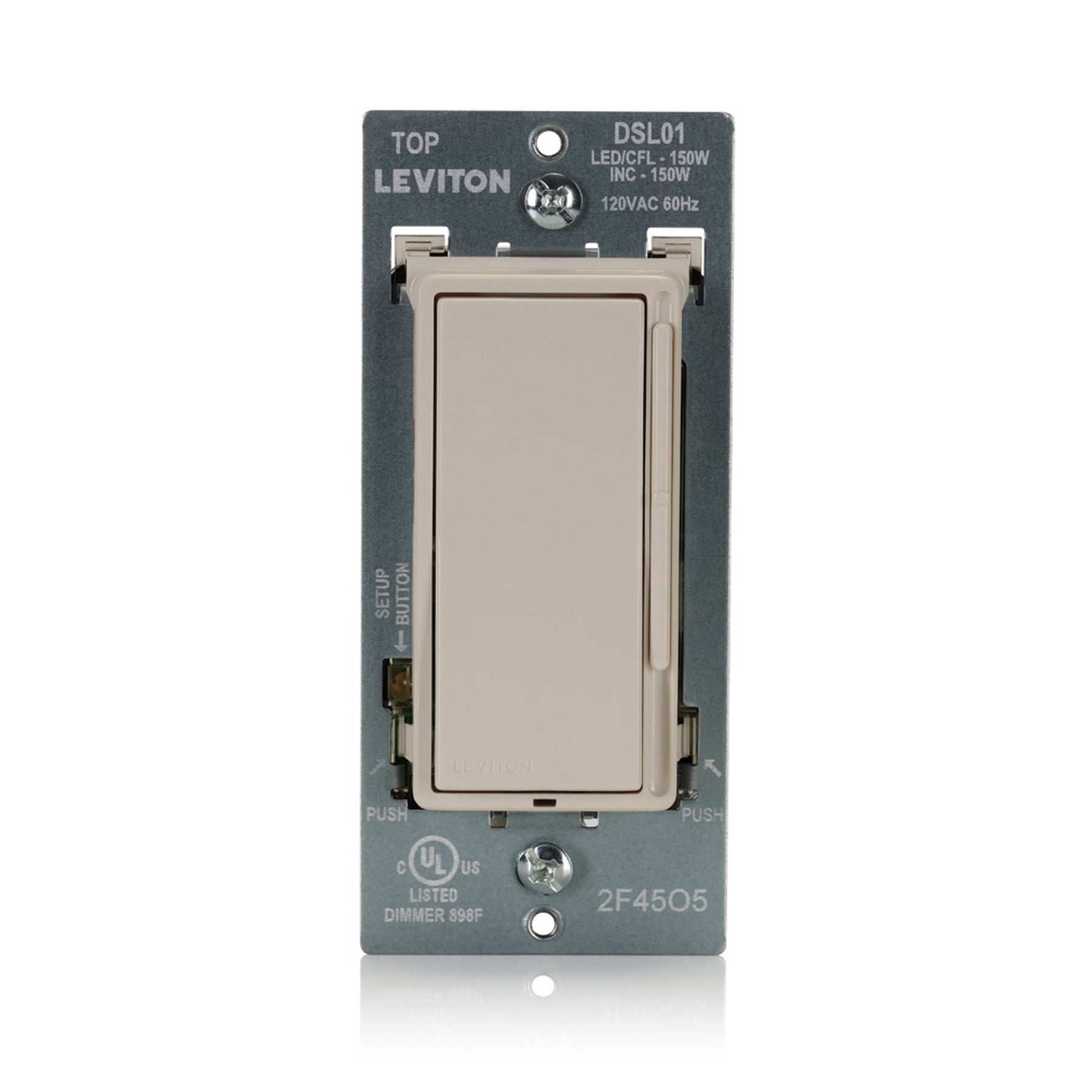 Decora Slide LED Advanced Dimmer Switch for 150W Dimmable LED, Halogen ...