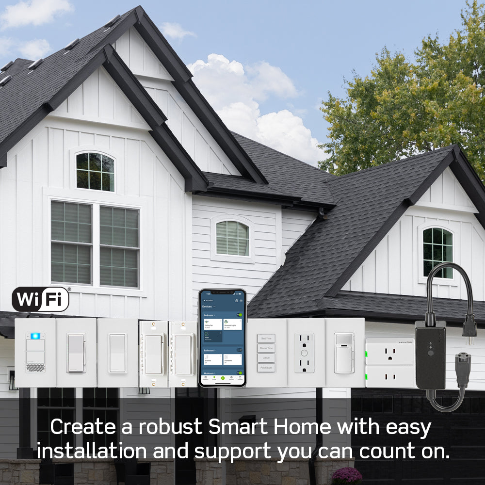 Rele Wifi Leviton D215s-1bw Decora Smart Wi-fi, No Requiere Concentrac | Meses Sin Interés 3-Way Installation