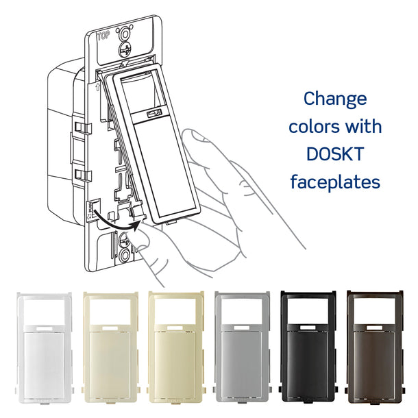 Leviton Decora Occupancy Motion Sensor Switch 2-Pack – Auto-On, Single Pole, 2A, No Neutral Required – White, For Pantry, Closet, Laundry