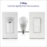 Decora Motion Sensor In-Wall Switch, Auto-On, 5A, Single Pole or 3-Way, DOS05-1LZ