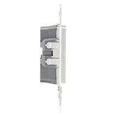 Leviton E5325-SW Decora Edge 15 Amp Tamper-Resistant Duplex Outlet, White