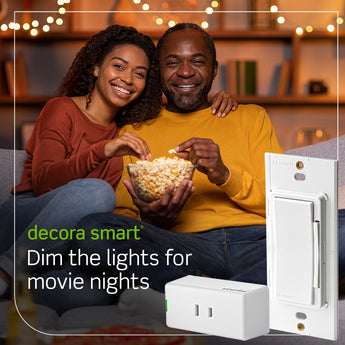 Decora Smart Lamp Dimming Kit with Wire-Free Anywhere Companion – Leviton