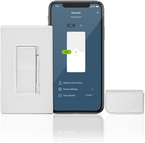Decora Smart No-Neutral Dimmer & Wi-Fi Bridge Kit for Older Homes Without a Neutral Wire, DNKIT