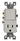 Decora 3-Way/AC Combination Switch, Commercial Grade, Grounding, 5645-W, White