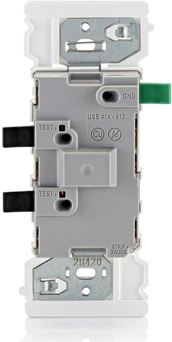 LEVITON Interruptor de Pared , Amperes CA 15 , Tipo de Interruptor: 1 Vía ,  Estilo: Decora - Interruptores de Pared - 6CWM1