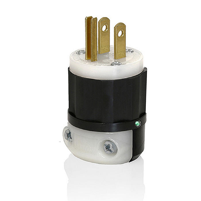 Power Plug Indication Straight Blade Plug with Power Indication, 5266-PLC – Leviton