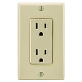15A Decora Duplex Receptacle with matching Wallplate, 5675