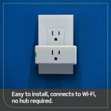 Decora Smart Plug, Wi-Fi 2nd Gen, D215P-2RW, White