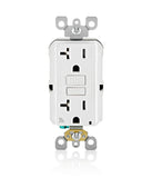 20 Amp SmartlockPro® Wi-Fi Certified Smart GFCI Receptacle/Outlet, White, D2GF2-KW