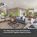 Decora Smart Motion Sensing Dimmer Switch, Wi-Fi 2nd Gen, D2MSD-1RW, White