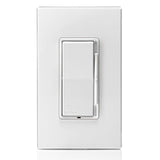 Decora Rocker Slide Universal Dimmer, 450-WATT LED and CFL / 1000-Watt incandescent, halogen and 1000va magnetic low voltage for single pole or 3-way, white and light almond, DSM10-1LM