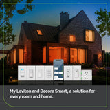 Decora Smart Scene Controller Switch, Wi-Fi 2nd Gen, D2SCS-2RW, White