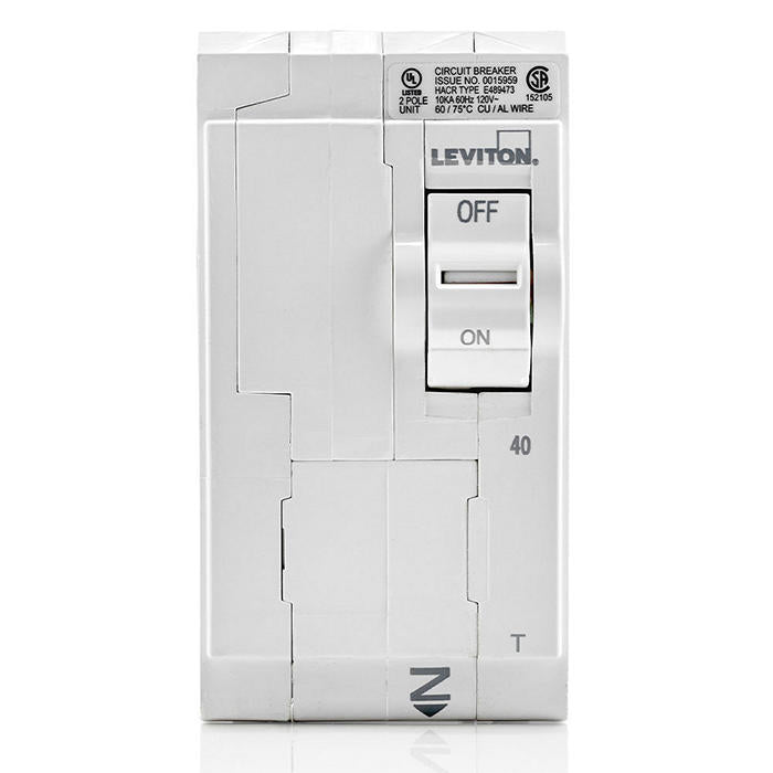 40A 2-Pole Standard Branch Circuit Breaker, LB240-T