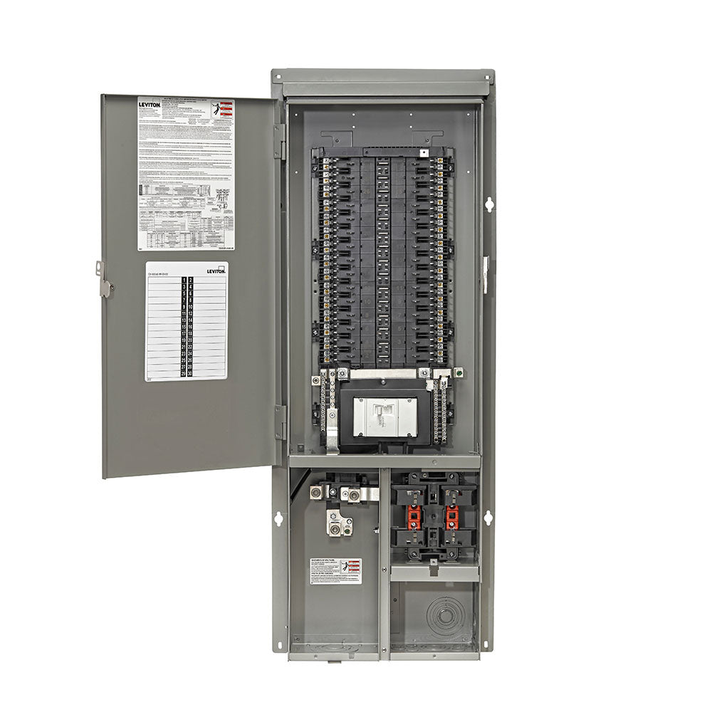 30 Space Outdoor Meter Main Combo with 200A Main Circuit Breaker, Semi-Flush, LG320-BED