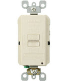 Self-Test SmartlockPro Slim Blank Face GFCI Receptacle with LED Indicator, 20 Amp, GFRBF - Leviton - 3