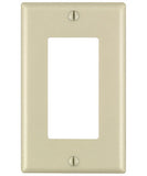 1-Gang Decora/GFCI Device Decora Wall Plate, Standard Size, Thermoset, Device Mount, 80401 - Leviton - 3