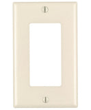 1-Gang Decora/GFCI Device Decora Wall Plate, Standard Size, Thermoset, Device Mount, 80401 - Leviton - 2