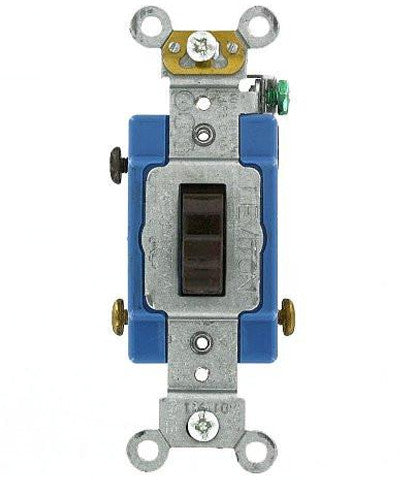 15 Amp, Toggle 3-Way AC Quiet Switch, 120/277 Volt, Extra Heavy Duty ...