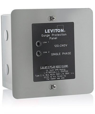 120/240 Volt Panel Protector, 4-Mode Protection, Light Commercial ...