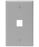 1-Gang QuickPort Wall Plate, 1-Port, 41080-1