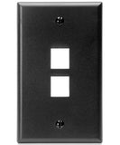 1-Gang QuickPort Wall Plate, 2-Port, 41080-2