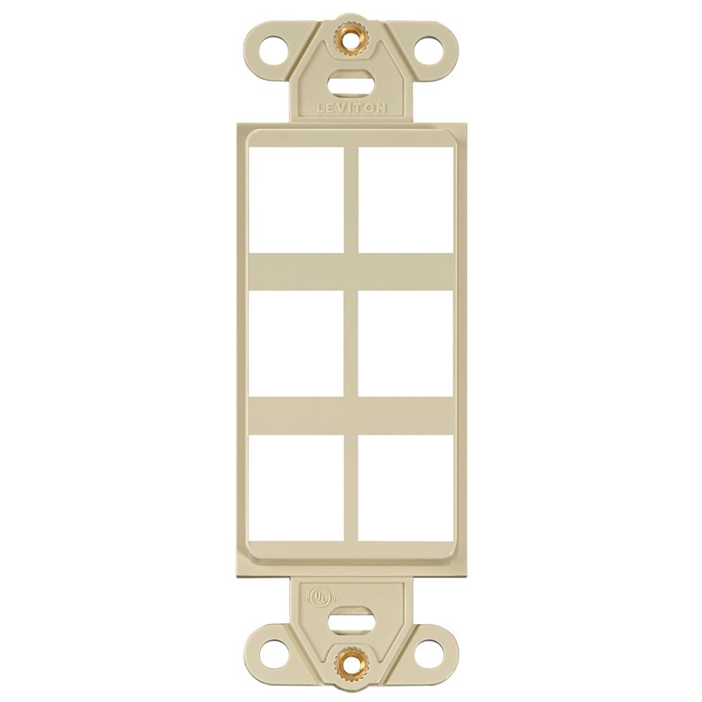 QuickPort Decora Insert, 6-Port, 41646 – Leviton