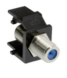 QuickPort F-Type Adapter, Nickel-Plated, Available in 6 Colors, 41084 - Leviton - 3