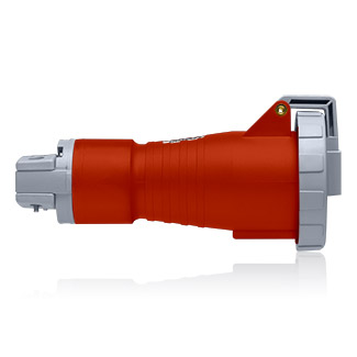 20 Amp, 480 Volt 3-Phase, 3P, 4W, North American Pin & Sleeve Connector, Industrial Grade, IP67, Watertight - RED, 420C7W