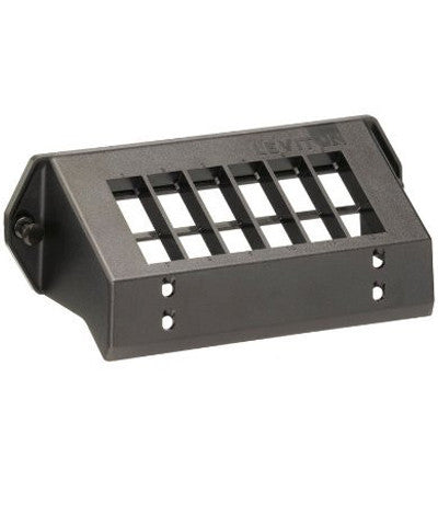 12-Port, QuickPort Mounting Bracket, Accepts 12 QuickPort Connectors, 47600-QPB - Leviton