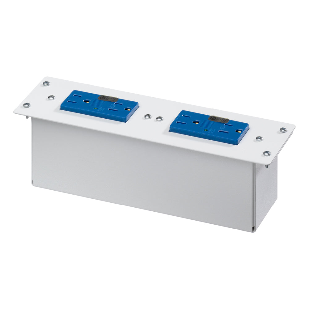 Double Duplex AC Power Module with Surge Protection, White, 47605-DP